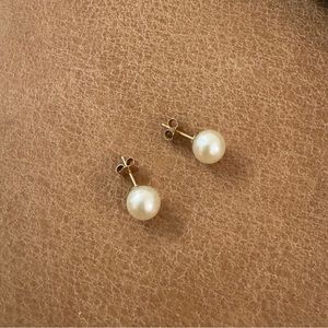 Pearl earrings